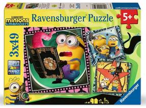 Puzle 3in1 Ravensburger Minions, 26 cm x 18 cm, 147 gab.