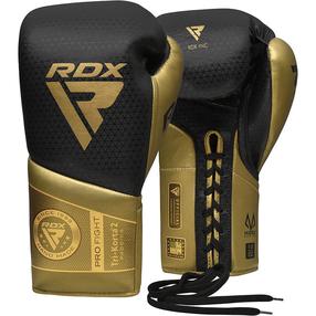 Bokso pirštinės RDX Mark Pro Fight Tri Korta 2, aukso sp., 8 oz