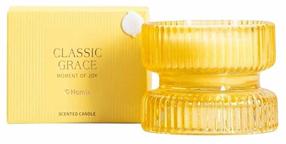 Žvakė, aromatinė Homla Classic Grace Moment of Joy, 6 h, 85 g, geltona sp.