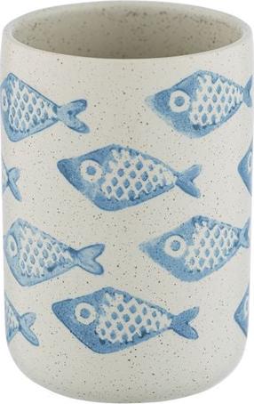 Hambaharjahoidja Wenko Aquamarin 514433, sinine v./valge v., 8 cm x 11 cm x 8 cm