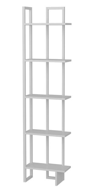 Pastatoma lentyna Kalune Design Alice 875ZNA3614, balta sp., 180 cm x 21.6 cm x 45.2 cm