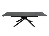 Stalas išskleidžiamas Domoletti DRDTQ002SBL, juoda sp., 160 - 240 cm x 90 cm x 76 cm