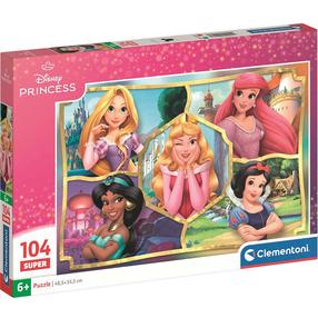 Pusle Clementoni Disney Princess 25056, 33.5 cm x 48.5 cm, 104 tk, mitmevärviline