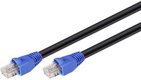 Tīkla kabelis Goobay CAT 6 U/UTP 94395 RJ-45, RJ-45, 50 m, zila krās./melna krās.