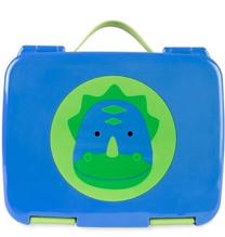 Dėžutė maistui Skip Hop Zoo Bento Dino, 3 m., plastikas, mėlyna sp./žalia sp.