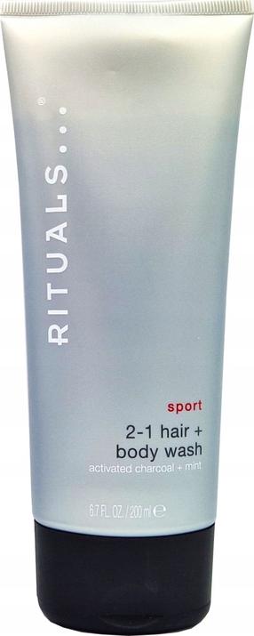 Dušas želeja un šampūns Rituals Sport Hair & Body Wash, 200 ml