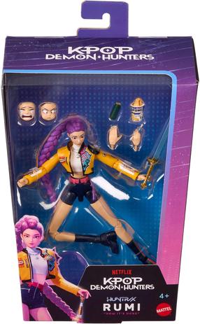 Žaislinė figūrėlė, su priedais Mattel KPop Demon Hunters HuntrX Rumi JRY30, 17 cm, įvairių spalvų