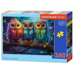 Пазл Castorland 260 el. Three Little Owls B-27651-1, 32 см x 23 см, 260 шт.