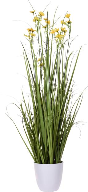 Dirbtinis augalas vazone, įvairių spalvų/(spalva/dizainas parenkami atsitiktine tvarka), 94 cm