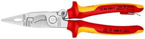 Replės elektros instaliacijai Knipex 13 96 200 T BK, 15 mm, 200 mm