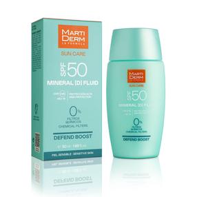 Līdzeklis iedeguma kopšanai sejai Martiderm Sun Care Mineral D Defend Boost SPF50, 50 ml