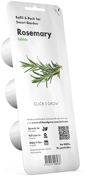 Išmanios daigyklos sėklos Click & Grow, rozmarinai, 40 g, 3 vnt.