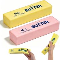 Sensorinis spaudomas žaislas Squishy Slow Rising Butter XXL, 6 cm, (spalva/dizainas parenkami atsitiktine tvarka)