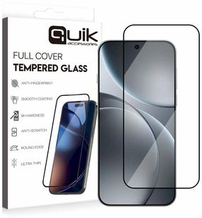 Tālruņa ekrāna aizsargstikls Quik Oppo Find X9 Pro, 9H, 6.78 "
