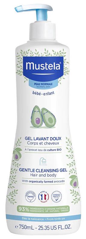 Dušo želė Mustela Normal Skin, 750 ml
