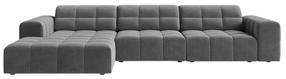 Kampinė sofa Cosmopolitan Design Chicago Venus 2929, šviesiai pilka sp., kairinė, 167 x 294 cm x 78 cm