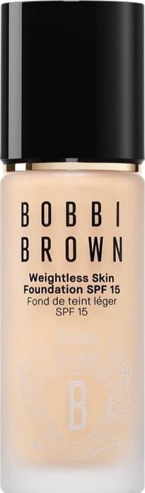 Skystas makiažo pagrindas Bobbi Brown Weightless Skin, SPF 15, c-026 cool ivory, 30 ml