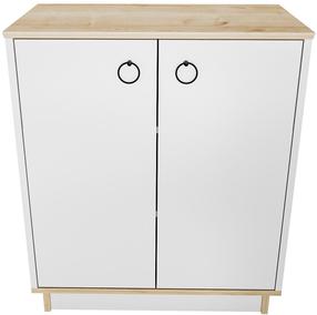 Konsolinis staliukas Kalune Design Nüanse, ąžuolo sp./balta sp., 72 cm x 42 cm x 83.1 cm