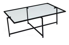 Kavos staliukas Kalune Design Sun S408, juoda sp., 94 cm x 64 cm x 35 cm