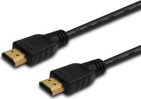 Vads Savio CL-05 HDMI A, HDMI A, 2 m, melna krās.