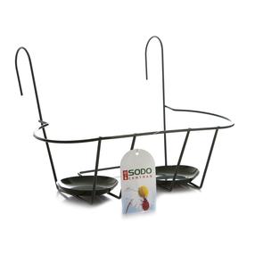 Lillepotihoidik Garden Center 20678, metall, roheline v.