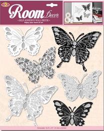 Dekoratyvinis lipdukas Marko Butterflies 1, 16.5 cm x 14 cm