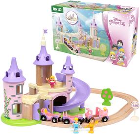Rotaļu vilciens ar sliedēm Brio Disney Princess Castle Set 33312, daudzkrāsaina