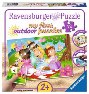 Пазл Ravensburger My first outdoor puzzles - Princess Friends 05612, 26 см x 18 см, 12 шт., многоцветный