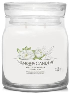 Žvakė, aromatinė Yankee Candle Signature White Gardenia, 35 - 50 h, 368 g, balta sp.