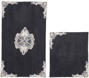 Vonios kilimėlių rinkinys Foutastic 394ANR1543, sidabro sp., 100 cm x 60 cm