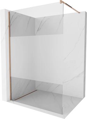 Dušo sienelė Mexen Kioto Walk-In, 80 cm x 200 cm, rausvojo aukso sp./grūdintas