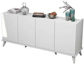 Kumode Kalune Design Elegante 1602, balta krās., 80.8 cm x 45 cm x 180 cm