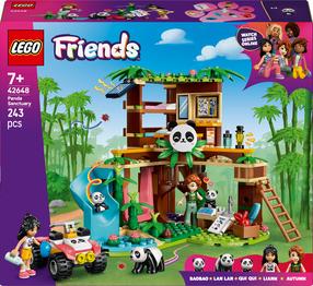 Konstruktors LEGO® Friends Dzīvnieku aprūpes rezervāts pandām 42648, 243 gab.