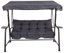 Lauko sūpynės Patio Hawaii Black Edition, juoda sp./pilka sp., 176 cm x 113 cm x 155 cm