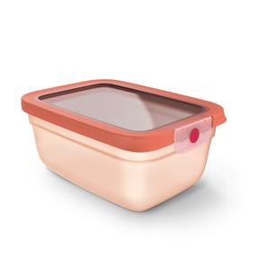 Dėžutė maistui Tefal ONECLICK 3110601799, 1.5 l, 21.73 cm x 15.95 cm, oranžinė sp.