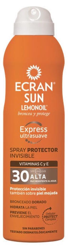 Päevituse hooldussprei Ecran Sun Protector Invisible SPF30, 250 ml