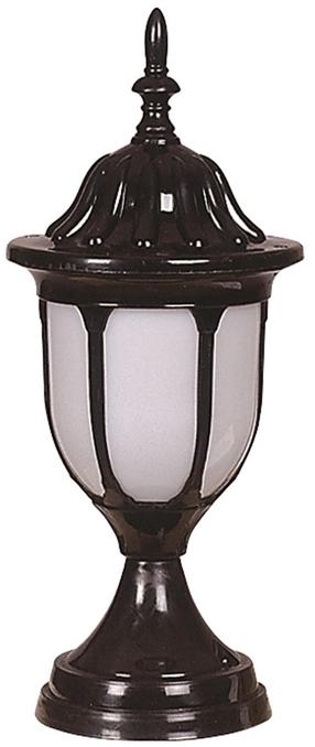 Pastatomas lauko šviestuvas Opviq BSU-68178-BSY, 60W, E27, IP65, juoda sp., 16 cm x 40 cm