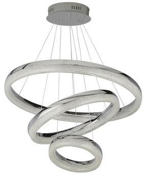 Светильник навесной Searchlight Circle 9207-3CC, LED, 4000 °К x 43 Вт, белый цв. / хромовый цв.