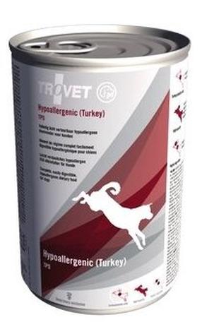 Šlapias šunų maistas Trovet Hypoallergenic Turkey, kalakutiena, 0.4 kg