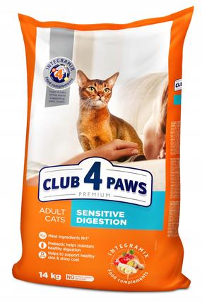 Kuiv kassitoit Club 4 Paws Sensitive, kanaliha, 14 kg