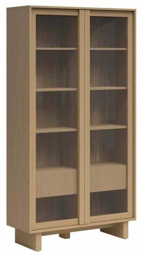 Vitrina Modo, arles oak sp., 104 cm x 40 cm x 194 cm