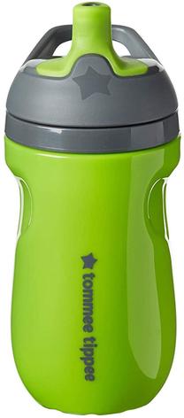 Vaikiška gertuvė Tommee Tippee Insulated Sportee, 266 ml, 1 m., plastikas, žalia sp.