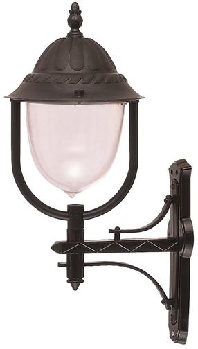 Sieninis lauko šviestuvas Opviq BAP-68212-BSY, 60W, E27, IP65, juoda sp., 40 cm x 70 cm