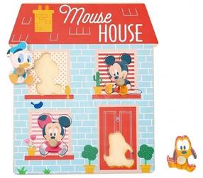 Dėlionė Disney Mouse House, 4 vnt.