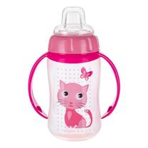 Puodelis su snapeliu Canpol Babies Cute Animals Training, 320 ml, 6+ mėn., plastikas/silikonas, rožinė sp.