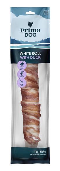 Skanėstas šunims Prima Dog White Roll, antiena, 0.175 kg