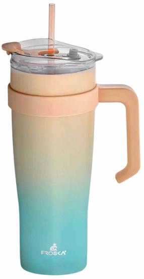 Termostass Hermia MCH0011176, 0.75 l, sinine v./roosa v.