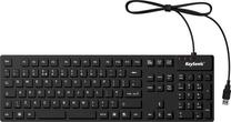 Laidinė kompiuterio klaviatūra KeySonic KSK-8030 IN, EN, juoda sp.