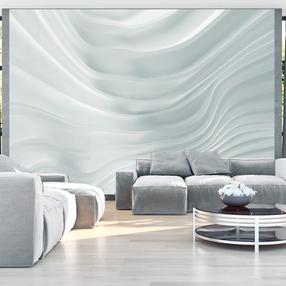 Fototapetas Artgeist Waving White SFT172, 70 cm x 100 cm