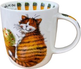 Tass GiftWorld Cat Whiskers, valge v./mitmevärviline, 0.4 l